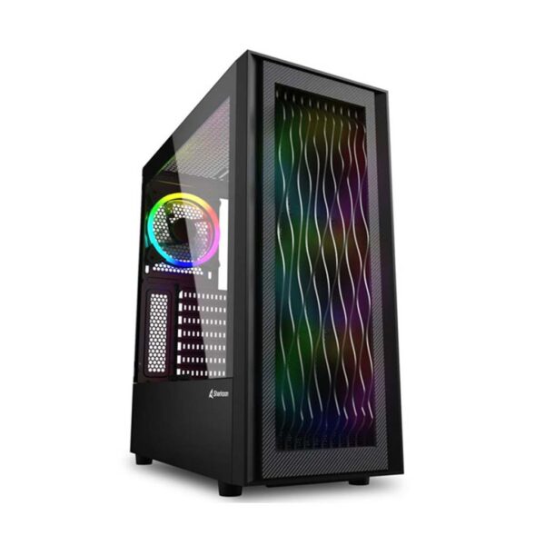 gaming kukiste atx midi tower rgb wave