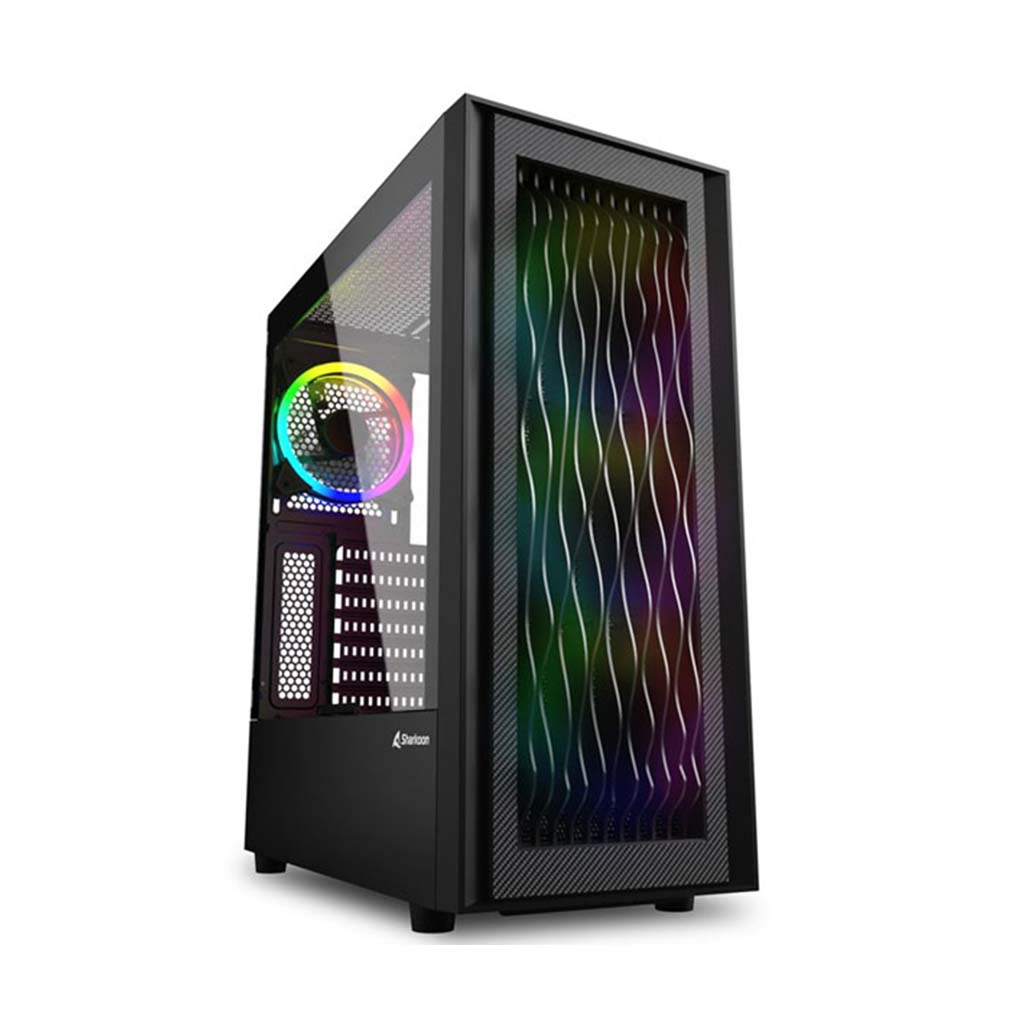 gaming kukiste atx midi tower rgb wave