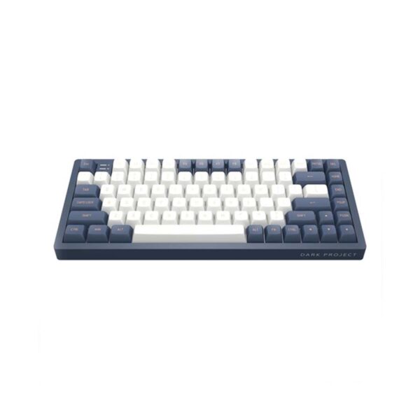 gaming mehanicka tastatura dark project kd83a ivory navy blue 75%