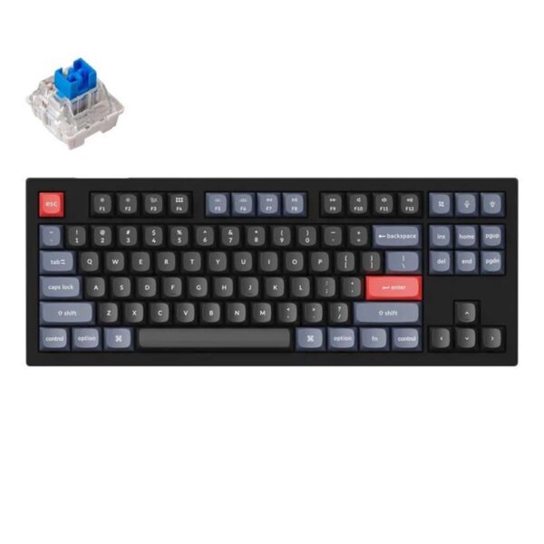 gaming tastatura keychron mehanicka v3 tkl qmk rgb