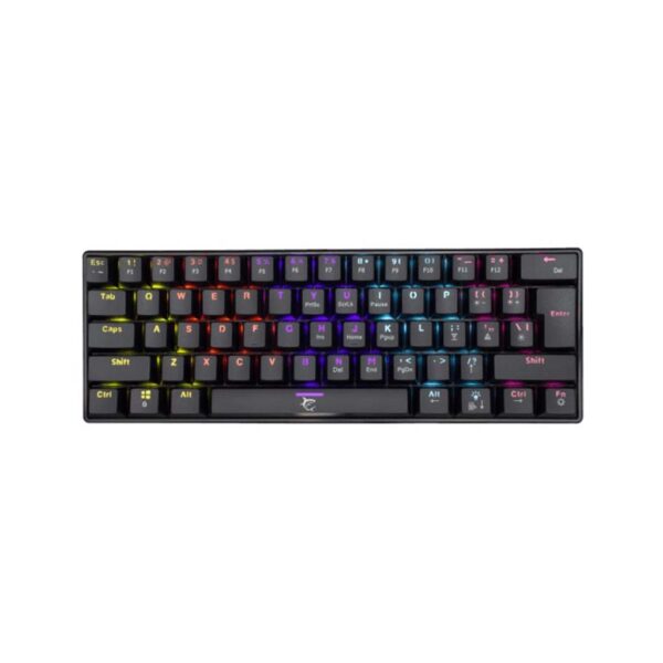 gaming mehanicka tastatura white shark 60% crna