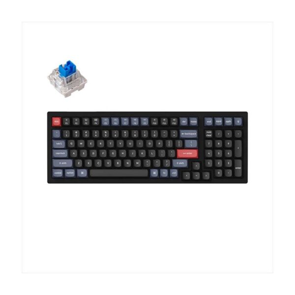 gejming mehanicka tastatura keychron k4 pro qmk blue switch