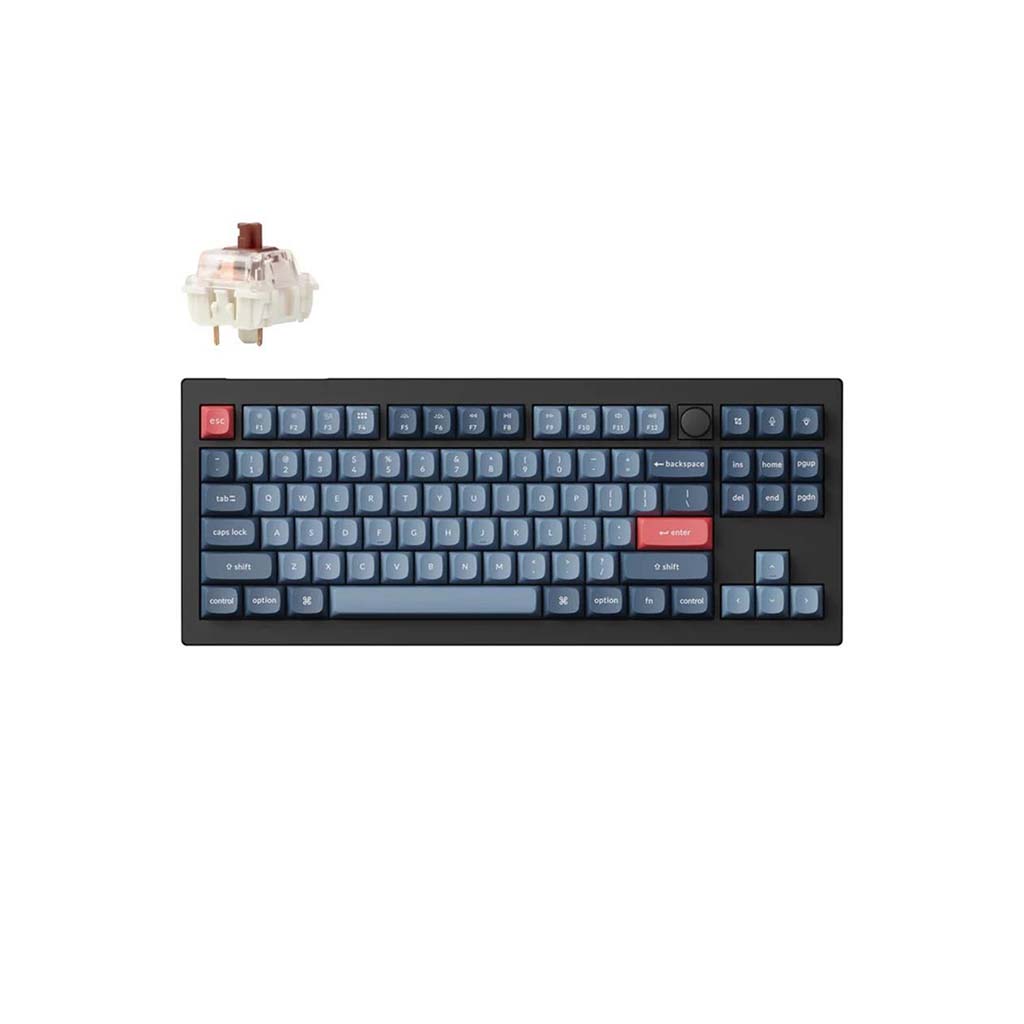 gejming mehanicka tastatura keychron v3 max tkl brown switch