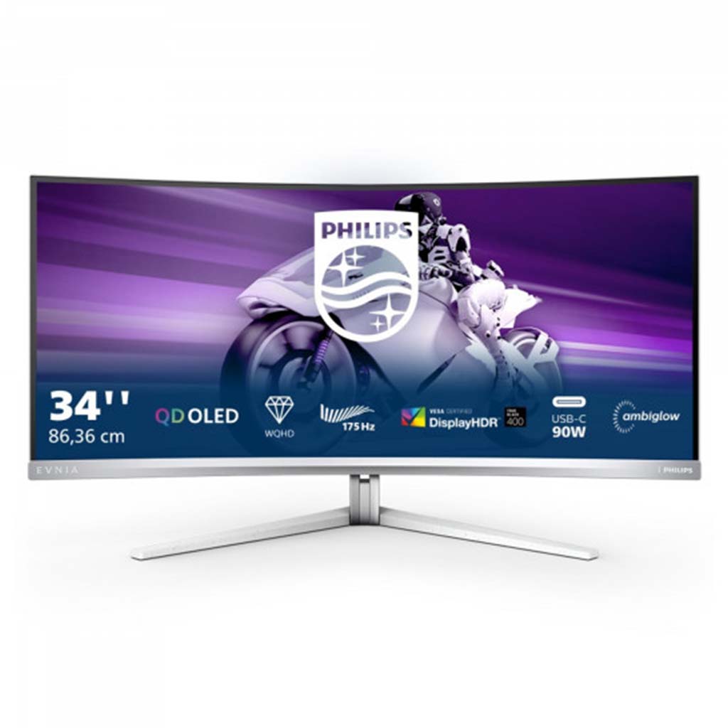 gaming monitor philips wqhd oled 175hz 34inch