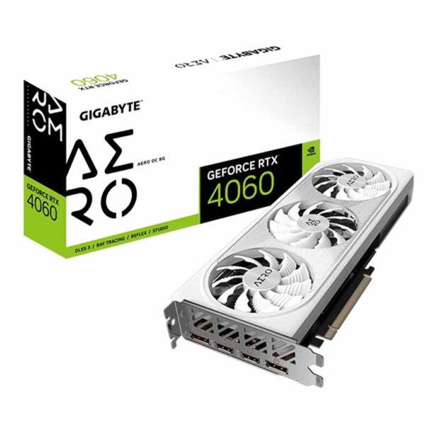 graficka karta gigabyte geforce rtx 4060 aero oc bela