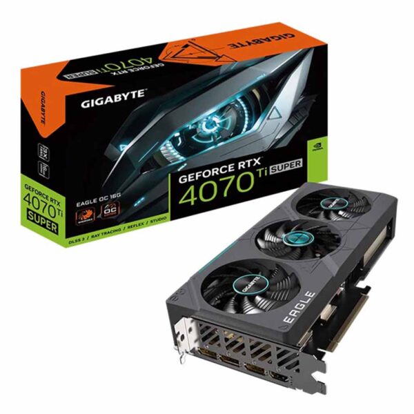 graficka karta gigabyte geforce rtx 4070 ti super eagle oc crna