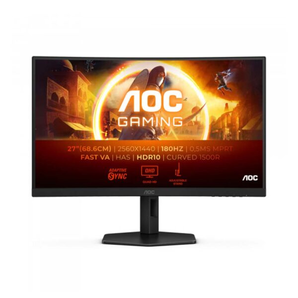 gaming monitor quadhd curved led CG27G4X 180hz 27inch