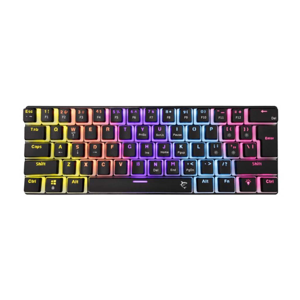 gaming mehanicka tastatura white shark ashiko rgb blue switch