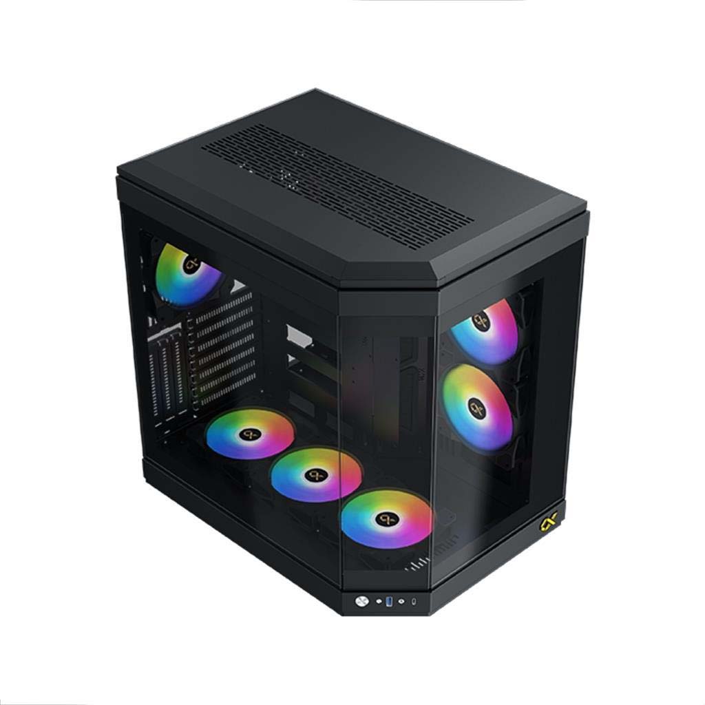 kukiste xigmatek mid-tower cubi black