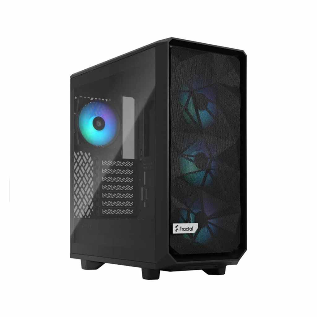 kukiste fractal design atx mid-tower meshify 2 compats rgb crno