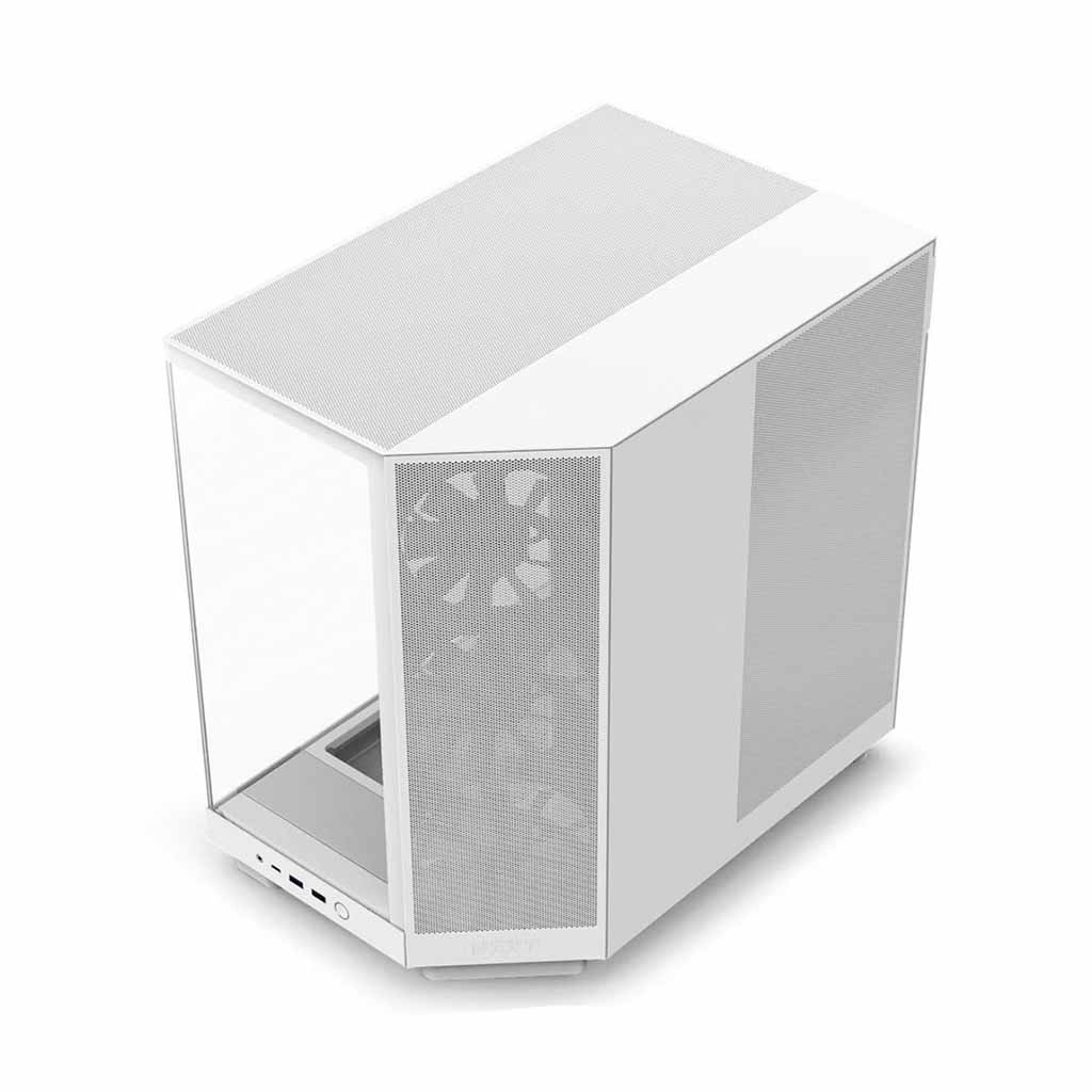 kukiste nzxt atx mid-tower h6 flow belo so napojuvanje 750w