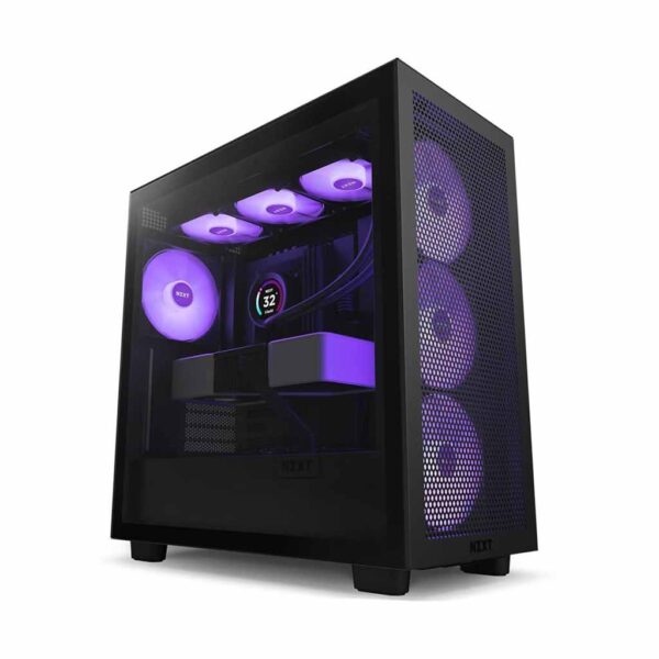 kukiste nzxt atx mid-tower h7 flow rgb crno