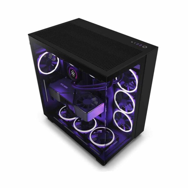 kukiste nzxt atx mid-tower h9 flow crno