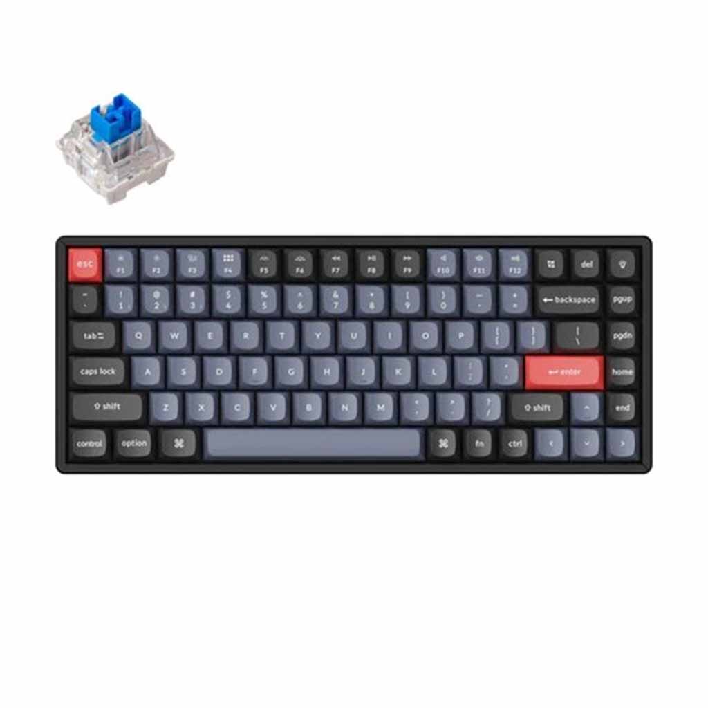 mehanicka tastatura keychron k2 pro rgb 75% blue switch