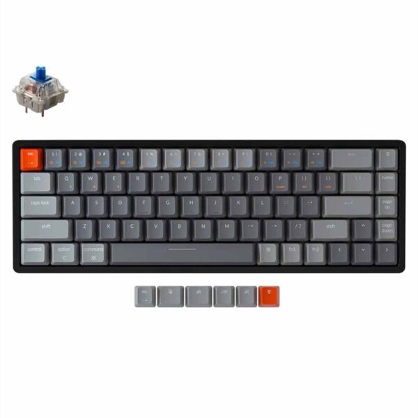 mehanicka tastatura keychron k6 rgb 65% blue switch