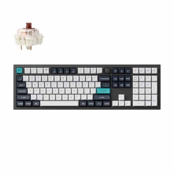 mehanicka tastatura keychron q6 max full size brown