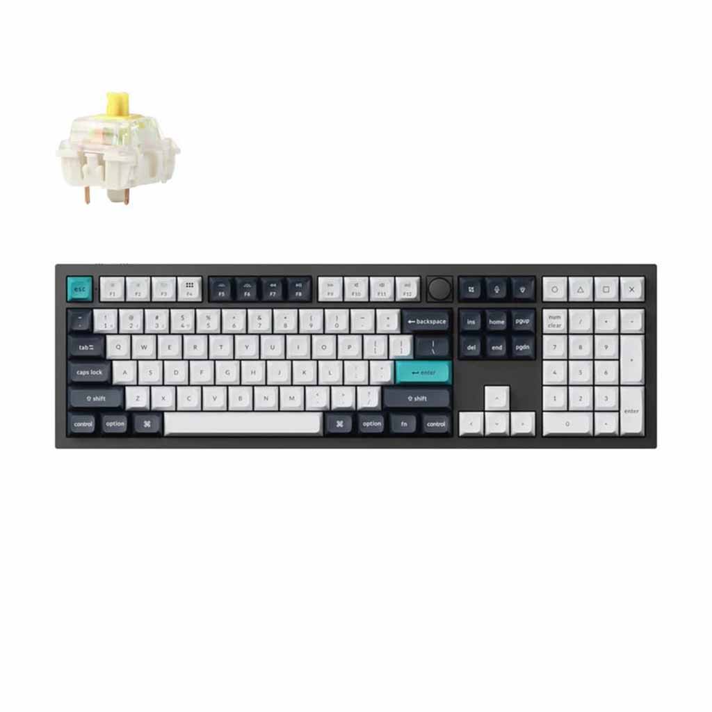 mehanicka tastatura keychron q6 max full size banana