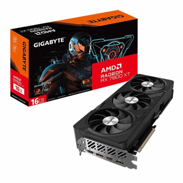 graficka karta gigabyte radeon rx 7800 xt OC crna