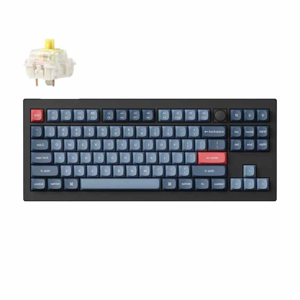 mehanicka tastatura keychron v3 max rgb banana switch