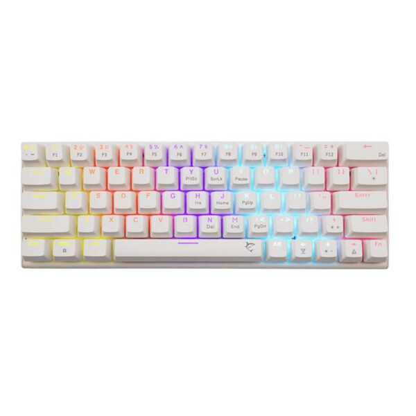 gaming mehanicka tastatura white shark rgb red switch