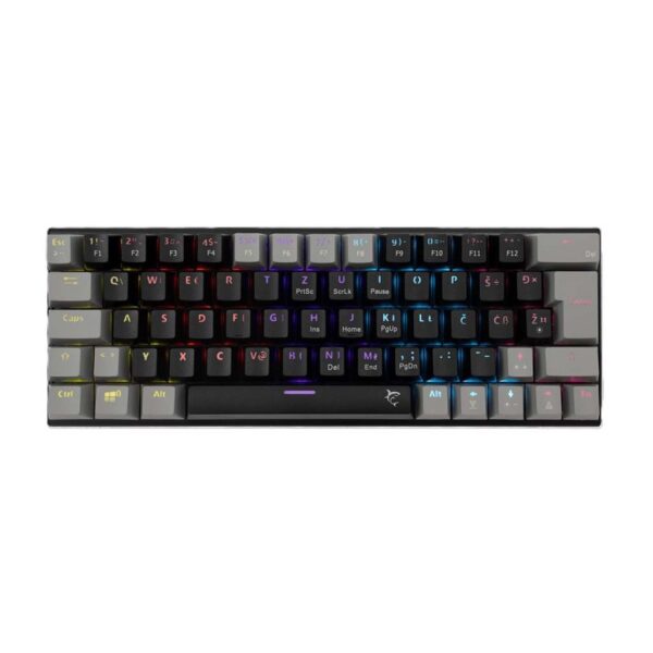 gaming mehanicka tastatura white shark wakizashi 60% rgb