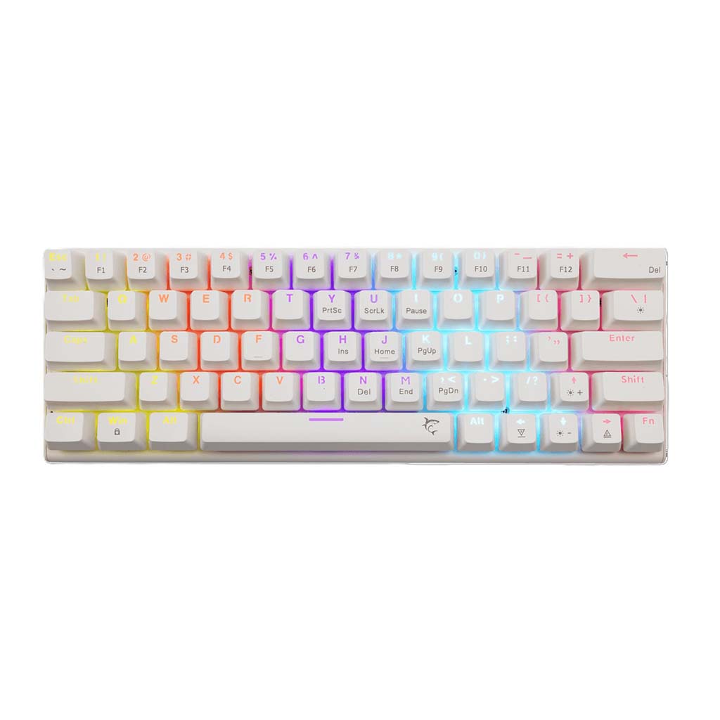 gaming mehanicka tastatura wakizashi 60% bela
