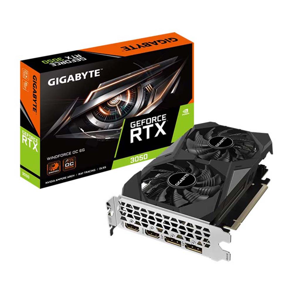 gaming graficka karta gigabyte geforce rtx 3050 windforce oc 6gb