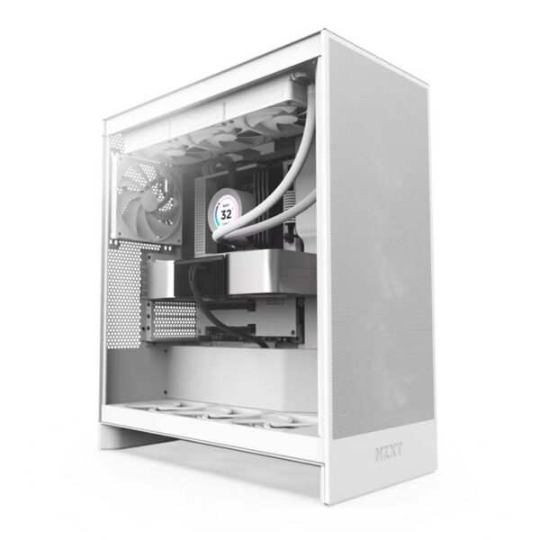 gaming kukiste nzxt e-atx mid-tower h7 flow