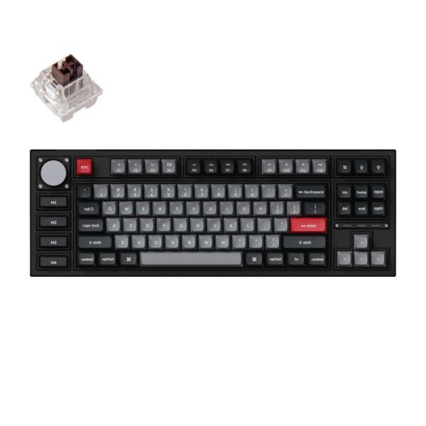 tastaturi keychron q3 pro al tkl rgb led brown switch