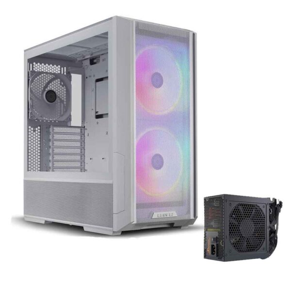 kukiste lian li lancool 216 rgb plus 750w bronze napojuvanje belo