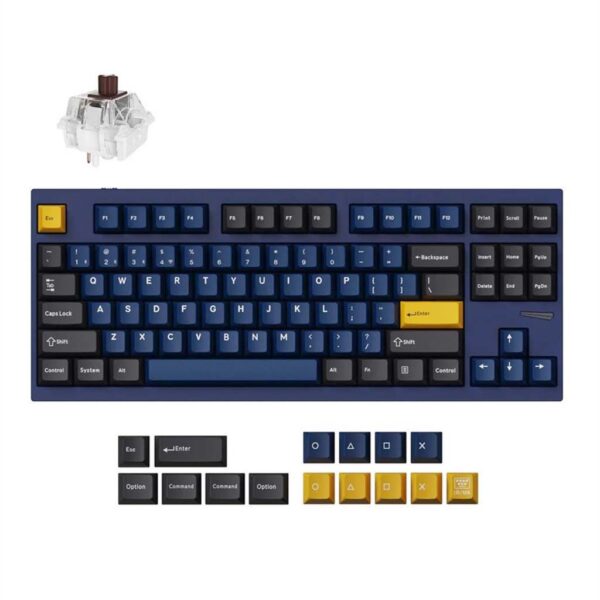 gaming mehanicka tastatura keychron lemokey l4 rgb brown switch