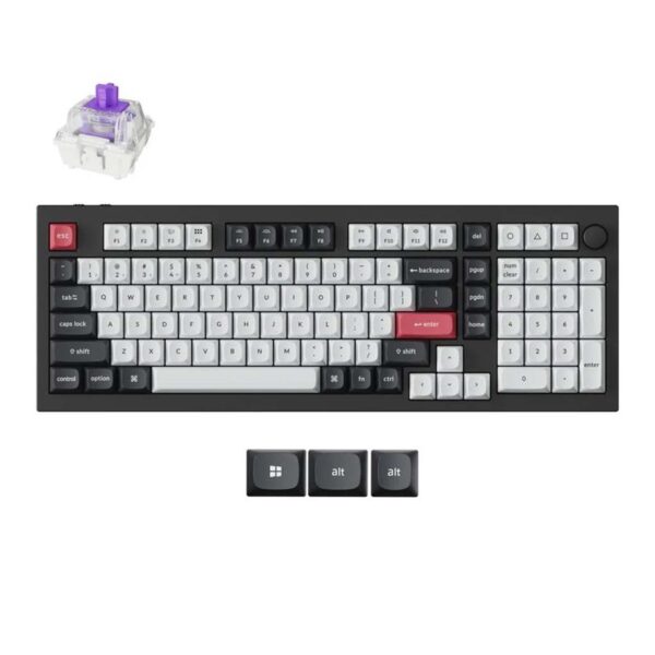 gaming mehanicka tastatura keychron q5 rgb nebula switch