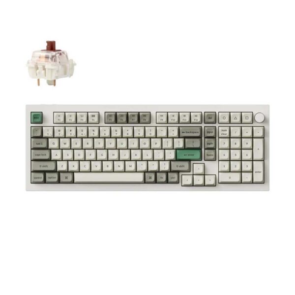 gaming mehanicka tastatura keychron q5 max rgb jupiter brown q5m-p3