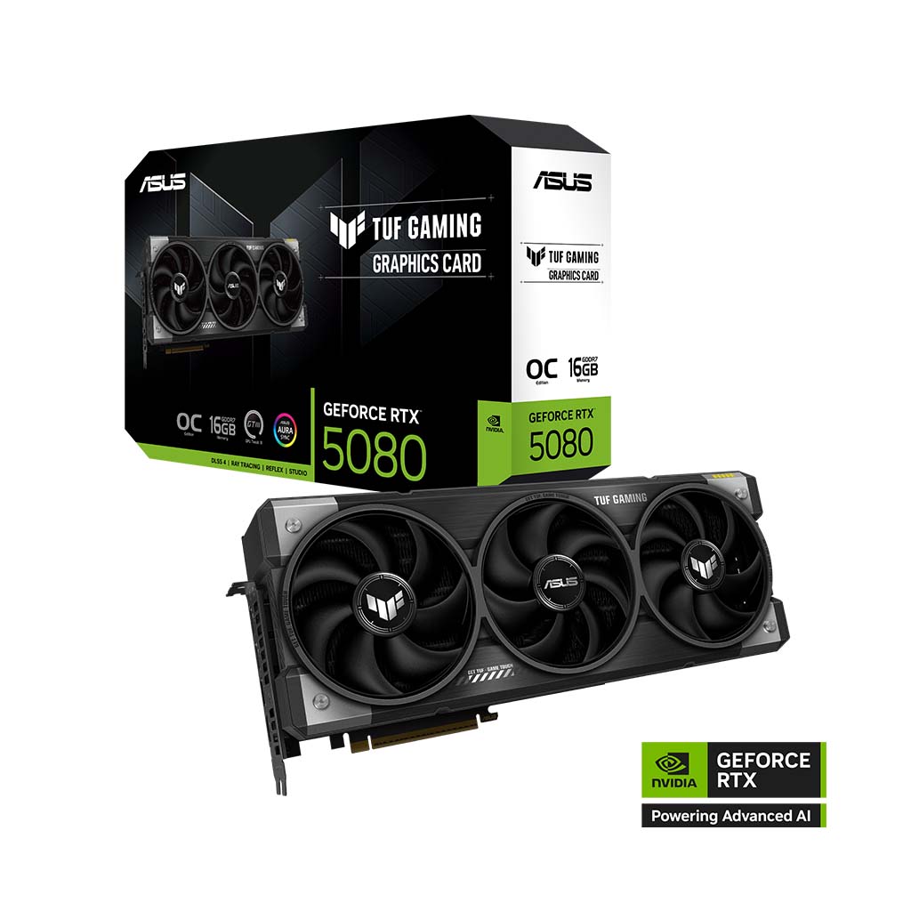 gaming graficka karta asus tuf rtx 5080 o16g