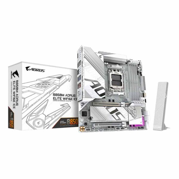 gaming maticna ploca gigabyte b850m aorus elite wifi6e ice ddr5 am5