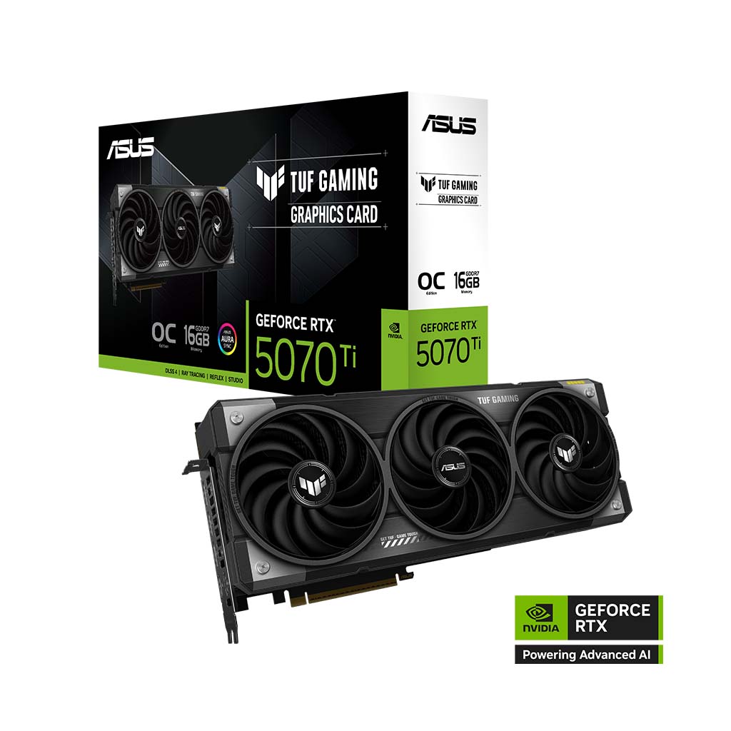 gaming graficka karta asus tuf rtx 5070ti O16G