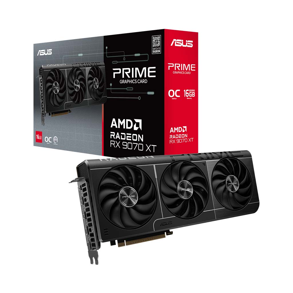 gaming graficka karta asus prime rx 9070XT o16g