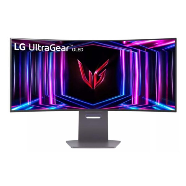 gaming monitor 34inch lg 34gs95qe-b ultragear curved oled