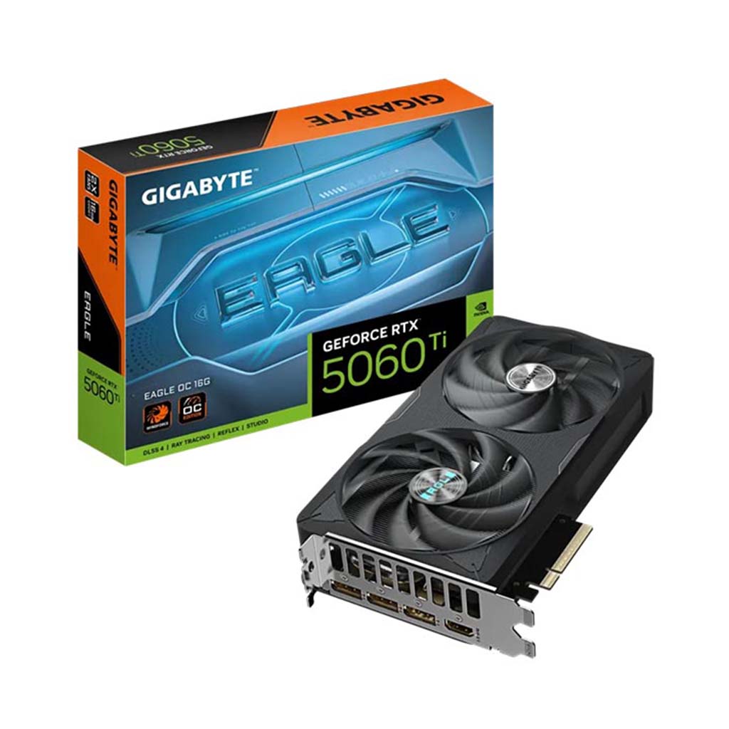 gaming graficka karta gigabyte geforce rtx 5060 ti eagle oc crna