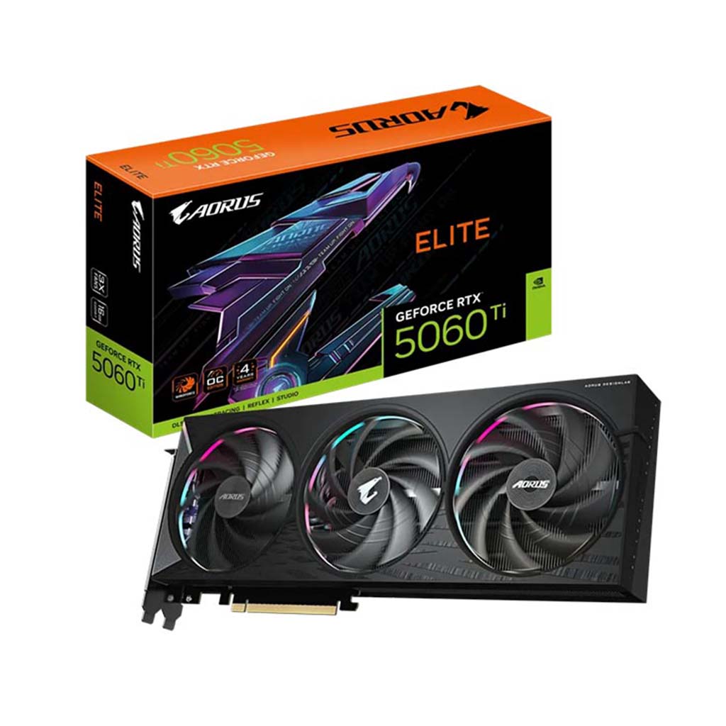 gaming graficka karta gigabyte aorus geforce rtx 5060 ti elite 16gb crna