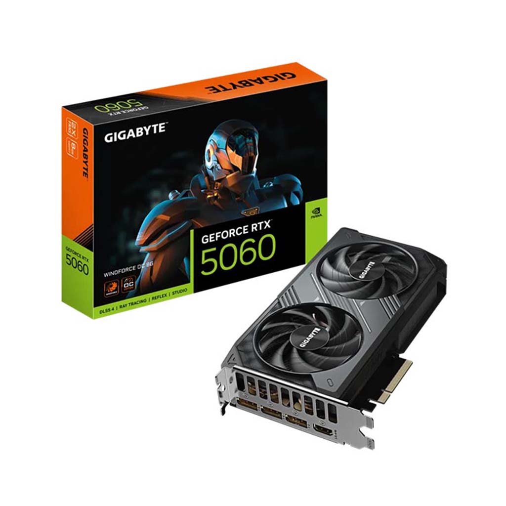 gaming graficka karta gigabyte geforce rtx 5060 windforce oc 8gb crna