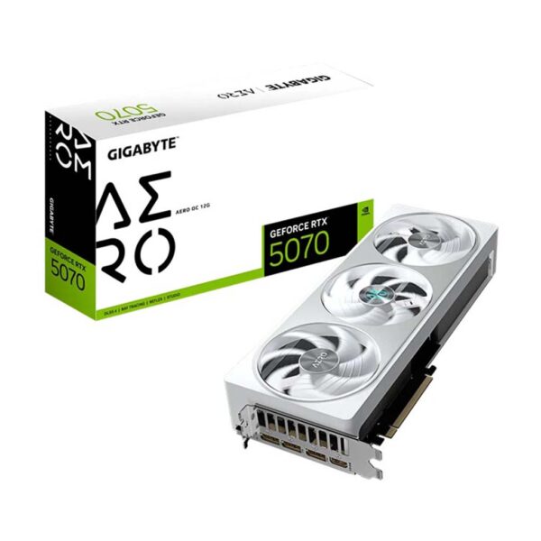 gaming graficka karta gigabyte geforce rtx 5070 aero oc 12gb bela