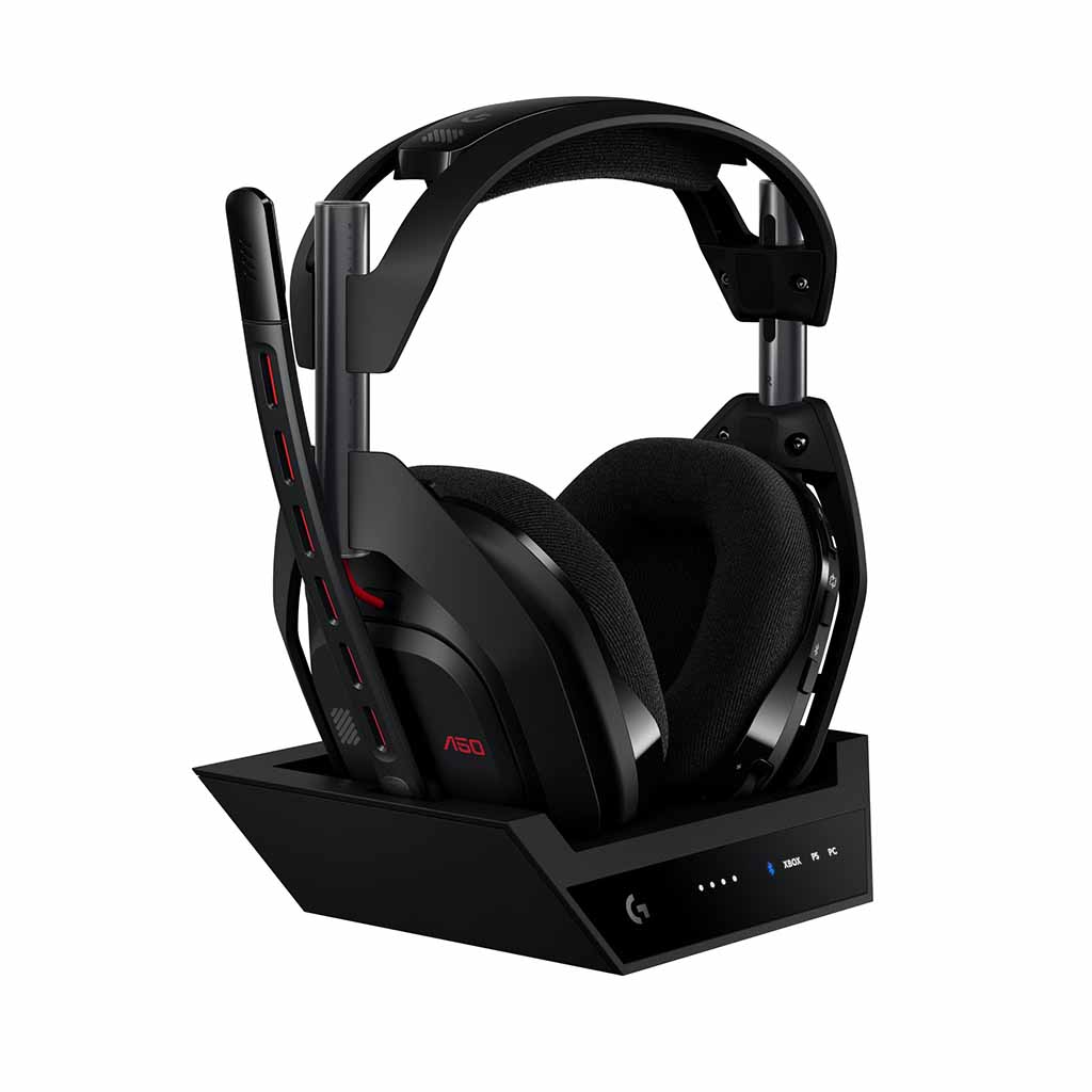 gaming slusalki logitech astro a50 so mikrofon bezicni crni