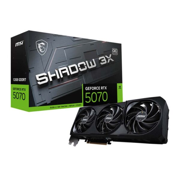 gaming graficka karta msi geforce rtx 5070 shadow 3x oc 12gb