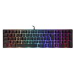 gaming mehanicka tastatura white shark gladius rgb crna