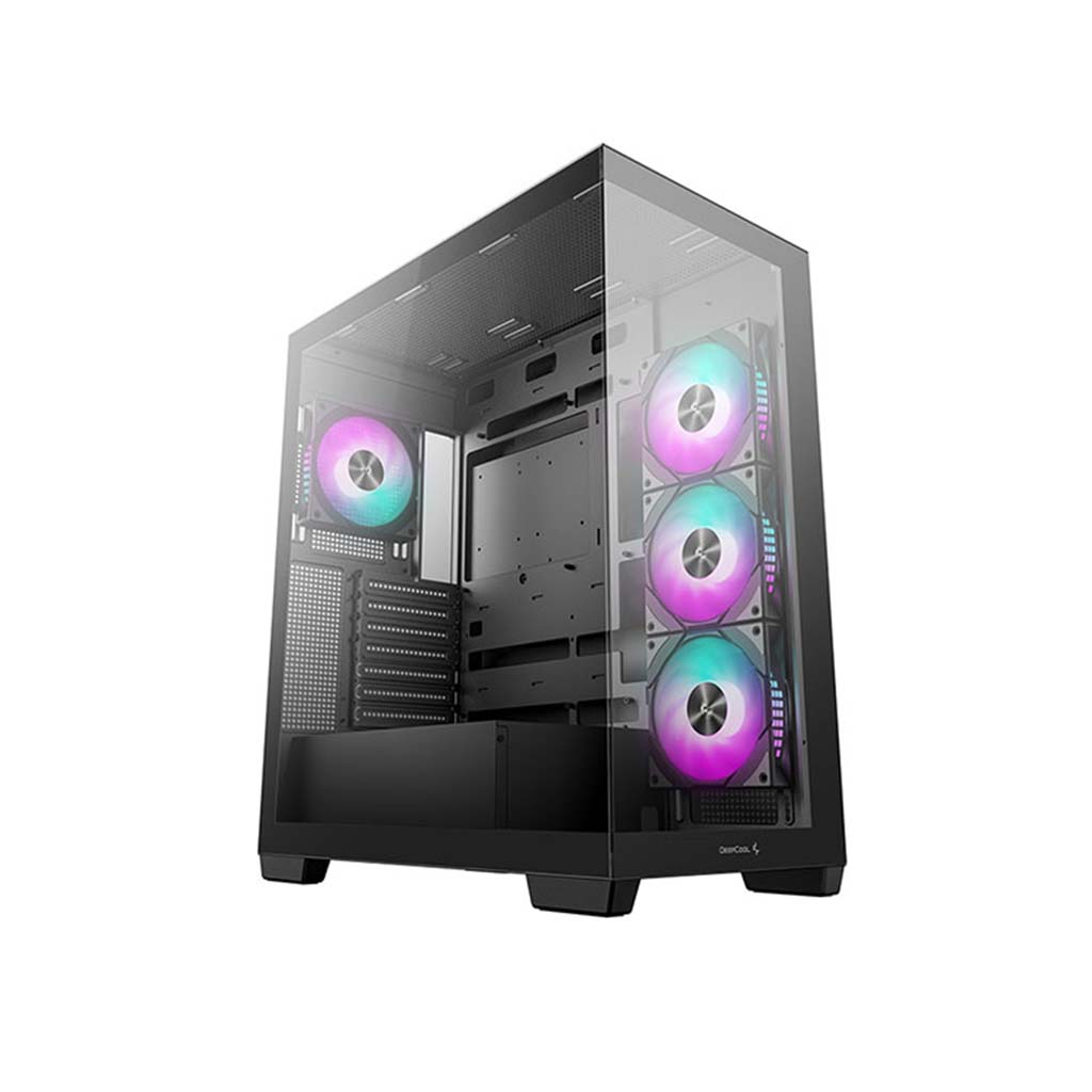 gaming kukiste deepcool cg580 crno panorama staklo