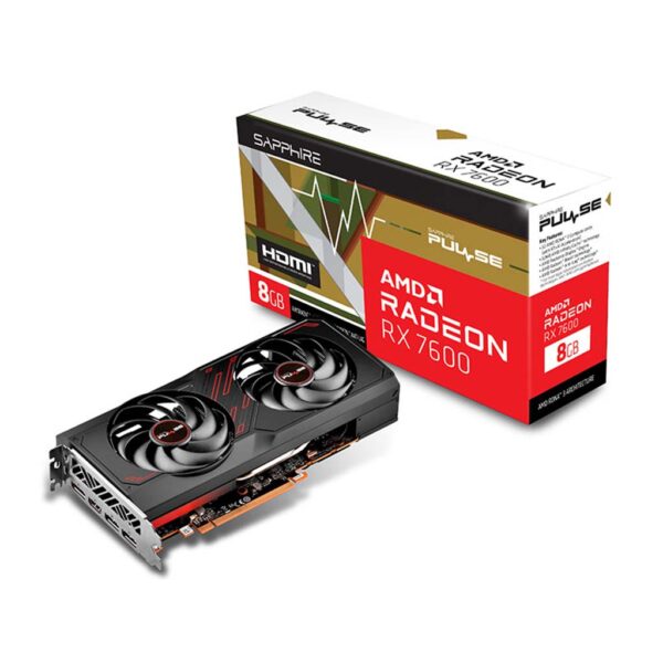 graficka karta sapphire amd pulse radeon rx 7600 gaming oc 8gb