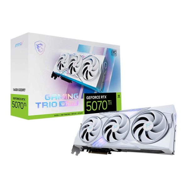 gaming graficka karta msi geforce rtx 5070 ti trio oc bela 16gb