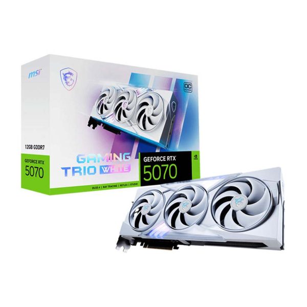 gaming graficka karta msi geforce rtx 5070 trio oc bela 12gb
