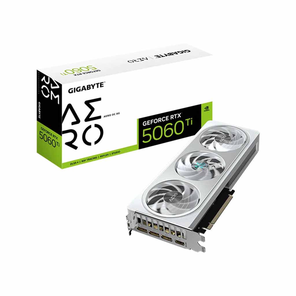 graficka karta gigabyte geforce rtx 5060 ti aero oc 8gb bela